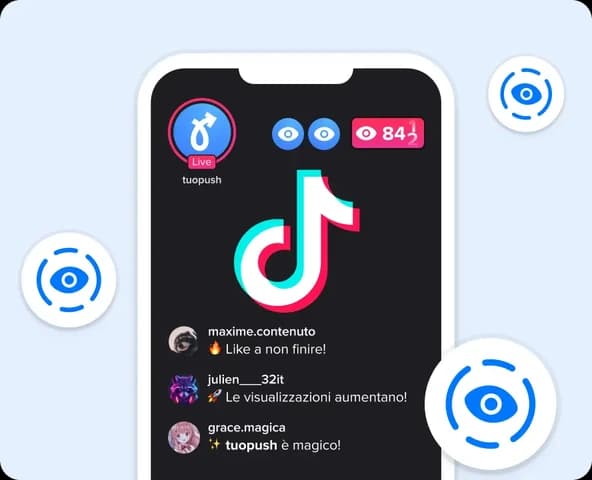 Spettatori live TikTok