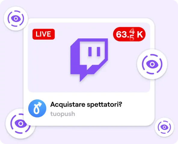 Twitch Spettatori live