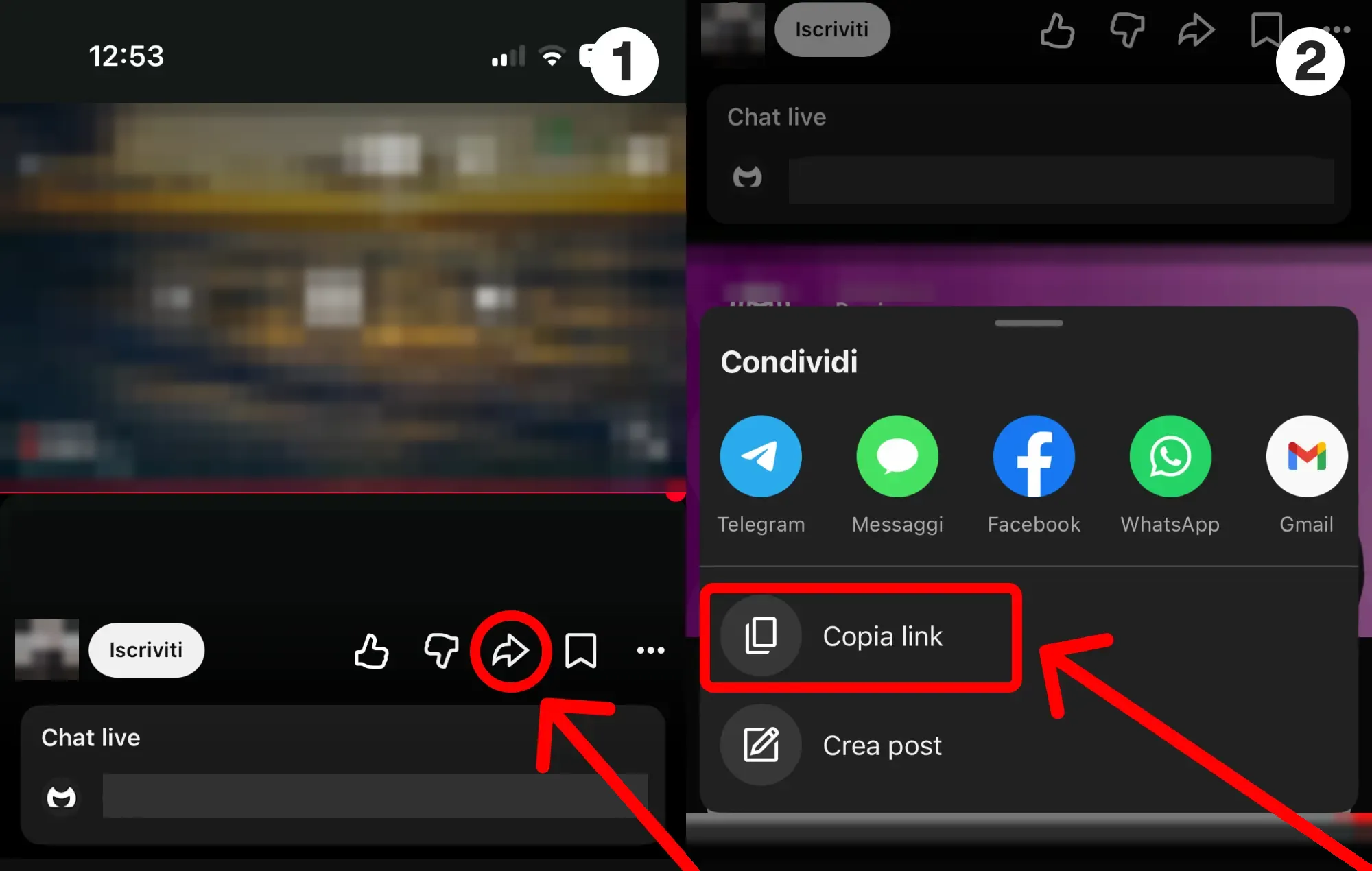 Comprare spettatori live YouTube: guida con screenshot – dove trovare il tuo nome utente o il link del profilo YouTube